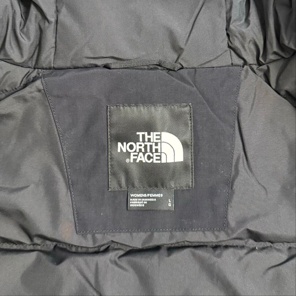 The North Face Arctic Parka 550 Down Knee Length Faux Fur Trim BLK Women’s Large - Picture 3 of 12